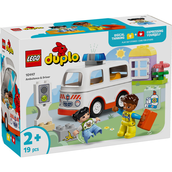 10447 LEGO Duplo Ambulans & Förare