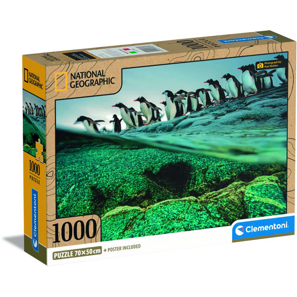 Pussel 1000 Bitar CB Gentoo Penguins