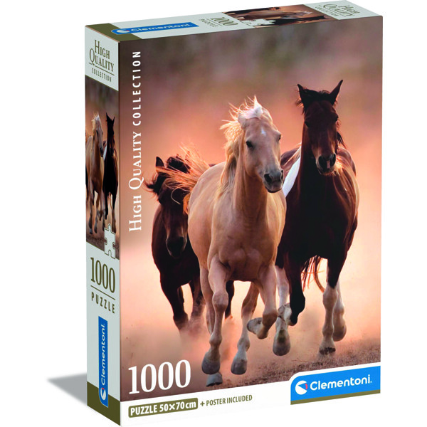 Pussel 1000 Bitar CB Running Horses