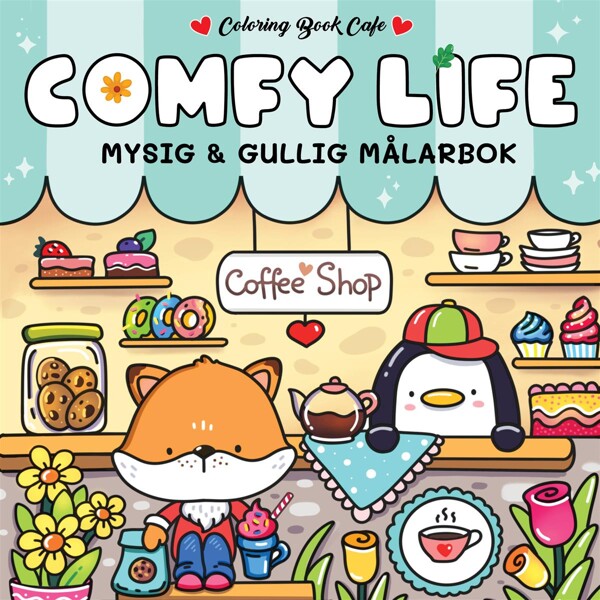 Målarbok : Cozy Comfy Life