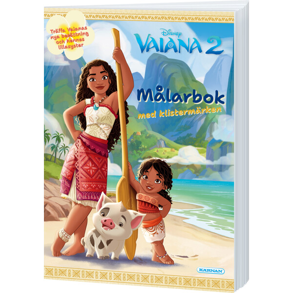 Målarbok Vaiana 2