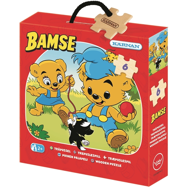 Askpussel 6 bitar Bamse