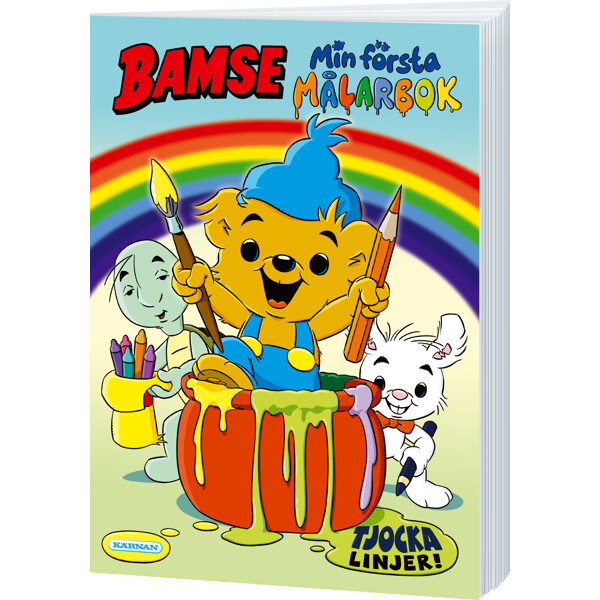 Bamse Min Första Målarbok