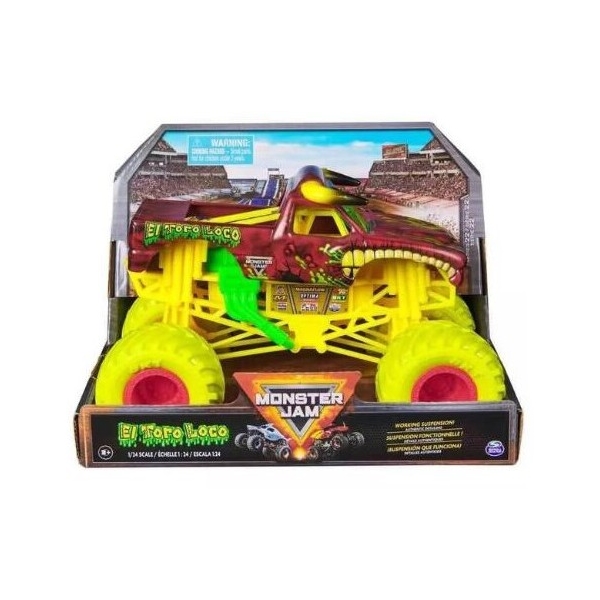 Monster Jam 1:24 Collector Trucks El Toro Loco Gul