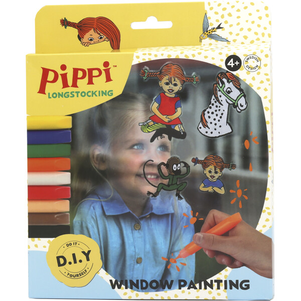 Pippi Fönstermålning